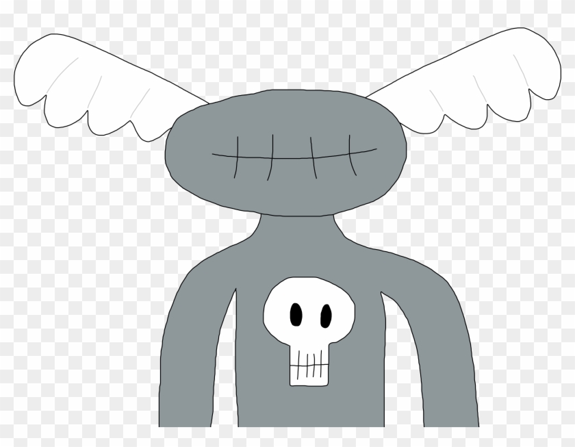 The Wing Eared Knight Armor Man - Cartoon Clipart