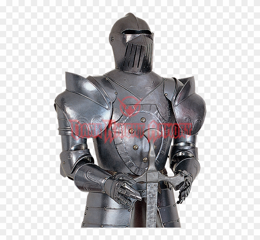 16th Century Italian Full Suit Of Armor With Sword - 16th Century Knight Armor Clipart #5108209