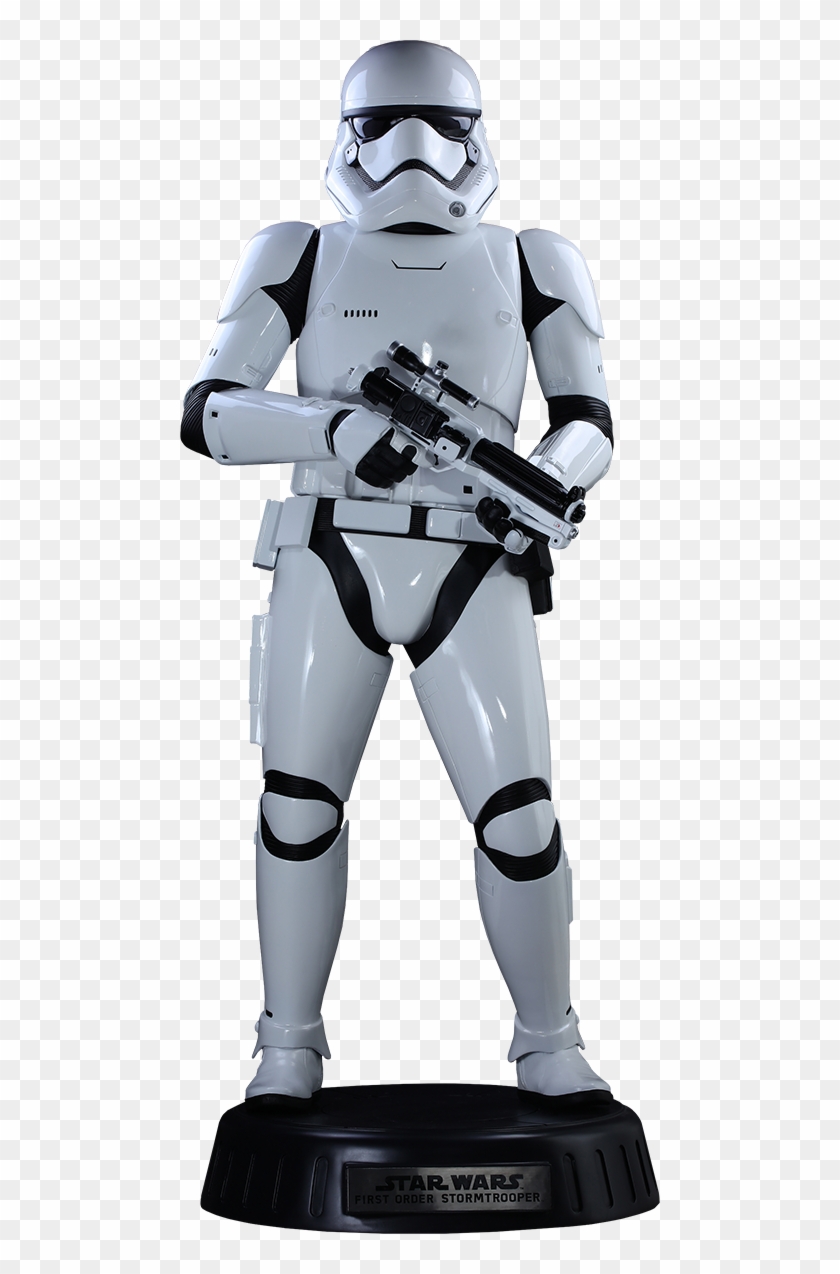 First Order Stormtrooper - Life Size First Order Stormtrooper Statue Clipart