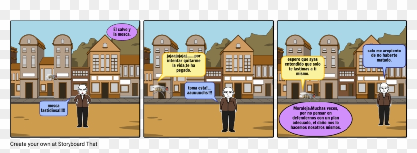 El Calvo Y La Mosca - Articles Of Confederation Storyboard Clipart