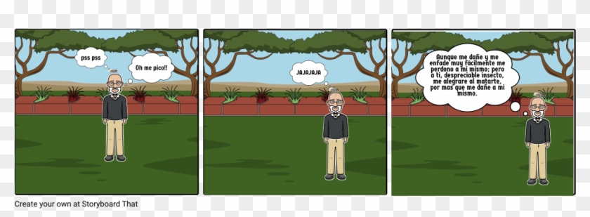 El Calvo Y La Mosca - Daño Puede Causar Al Ambiente El Papel Clipart