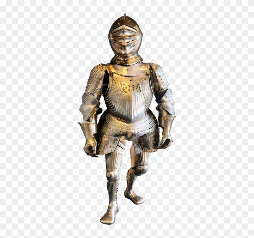 Laminated Poster Metal Armor Knight Middle Ages Ritterruestung - Knight Armor Transparent Clipart