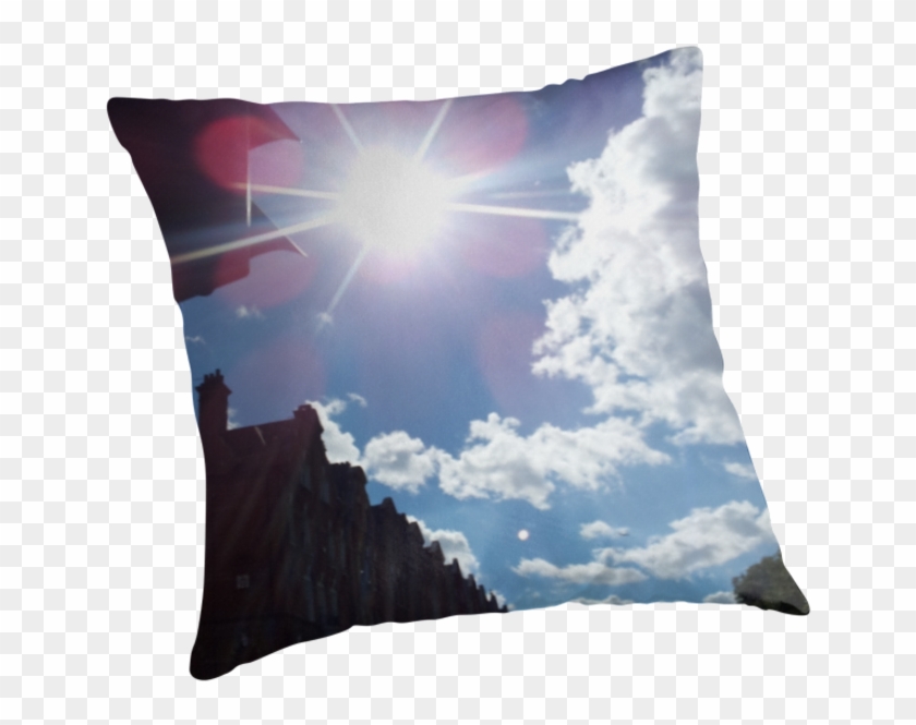 Sunny Skies By Melaniefalvey Cushion - Cushion Clipart #5108832