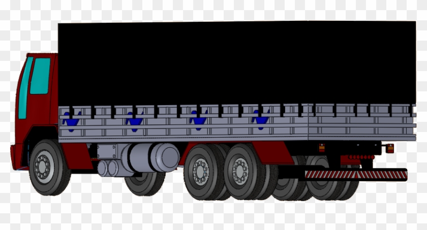 Load In 3d Viewer Uploaded By Anonymous - Trailer Truck Clipart #5108916