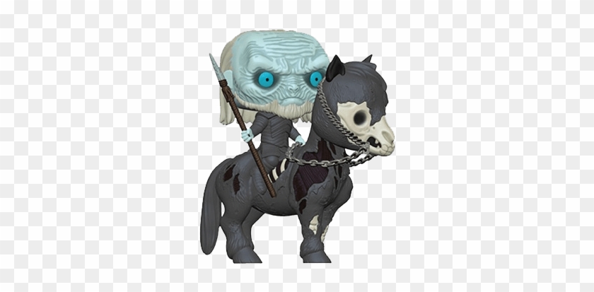 Funko Pop Got S10 White Walker On Horse - Funko Pop White Walker On Horse Clipart