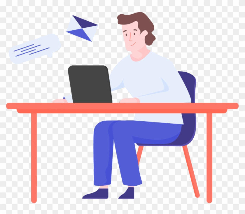 This Developer Is Chosen Just For You Based On Some - Sitting Clipart