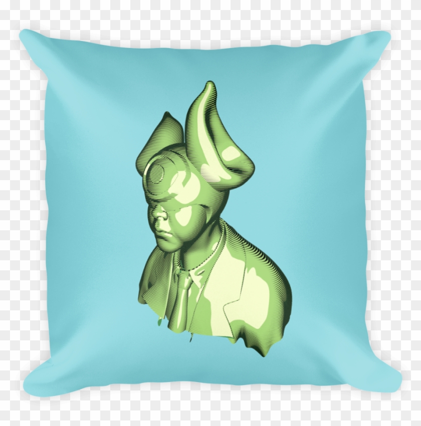 Mad King Throw Pillow In Robin's Egg Blue - Cushion Clipart #5109997