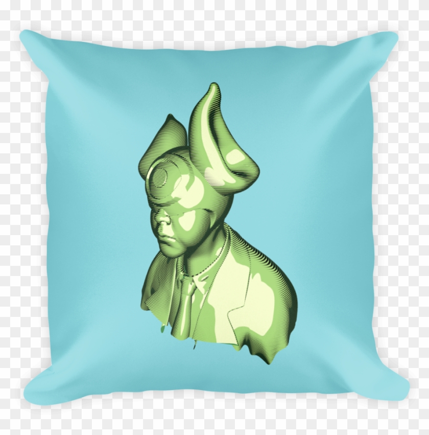 Mad King Throw Pillow In Robin's Egg Blue - Cushion Clipart