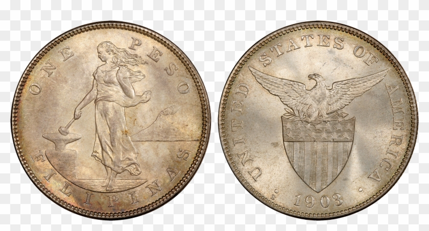 1903-s Peso - Philippine Peso 1903 Clipart