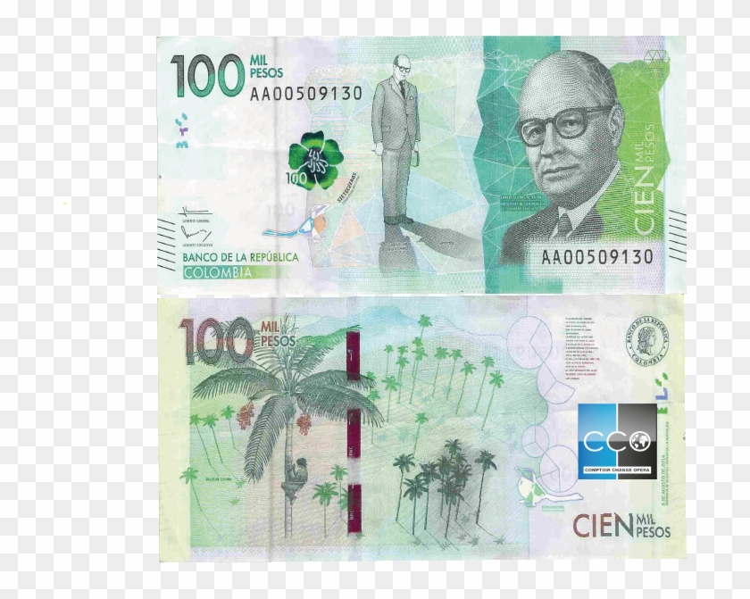 Épinglé Par Comptoir Change Opera Sur Billets Colombie - 100000 Colombian Pesos Clipart