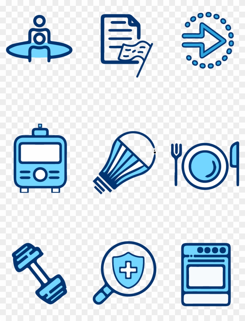 Meb Blue Furniture Icon Painting Board Png And Vector Clipart