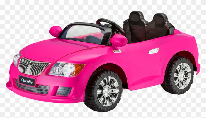 Pink Convertible - Kid Trax 12 Volt Sports Coupe Ride Clipart #5111059