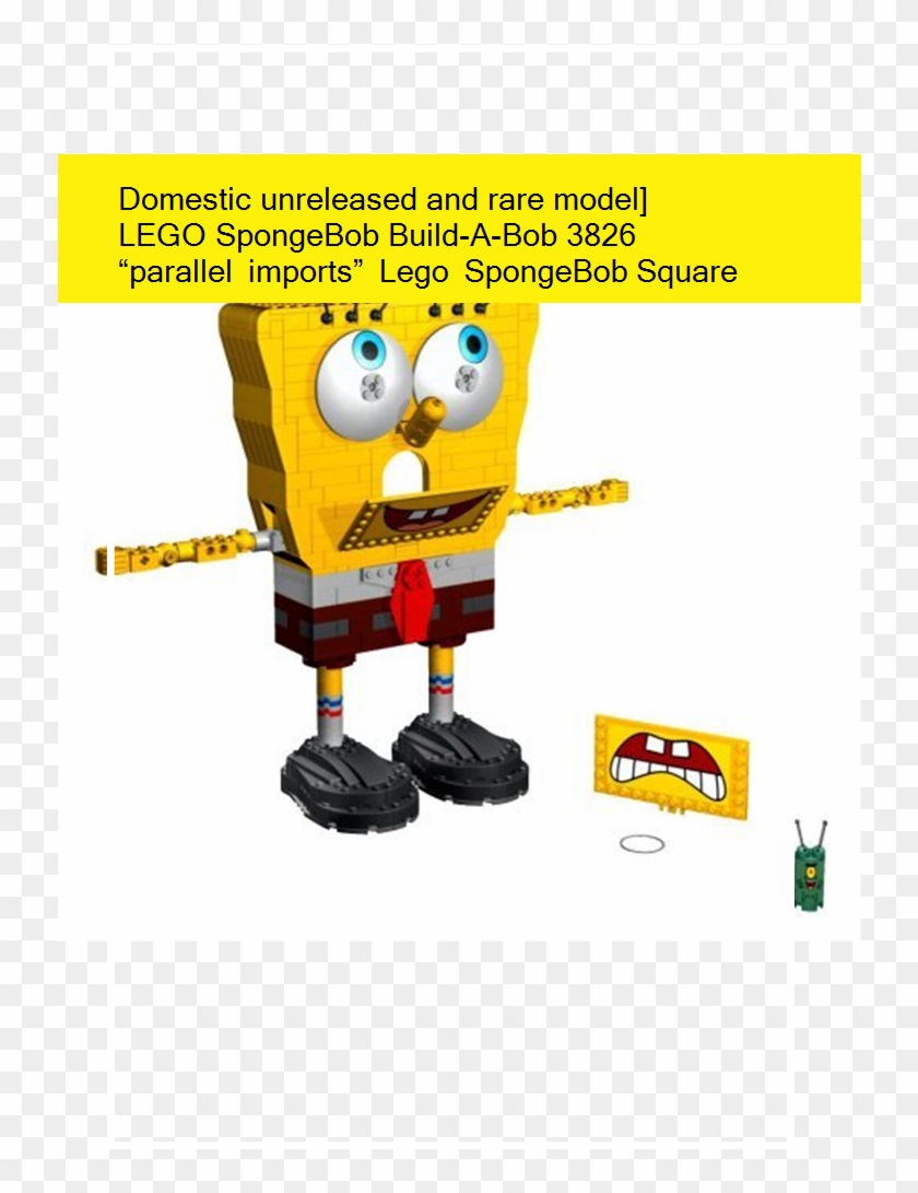 Domestic Unreleased And Rare Model] Lego Spongebob - Lego Spongebob Clipart #5111252