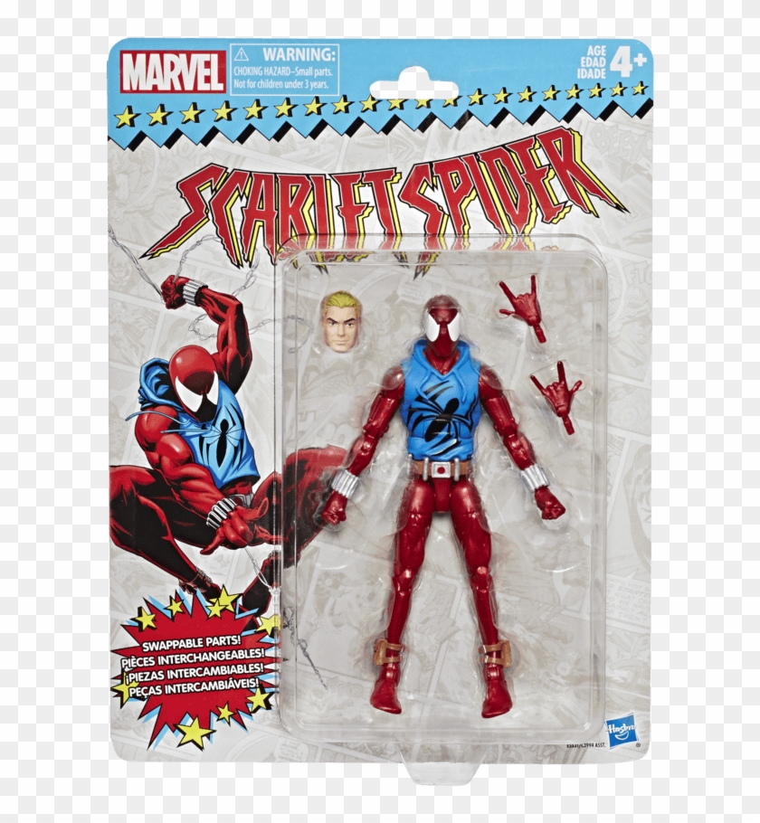 Marvel Vintagefigure Scarlet Spider - Marvel Legends Vintage Wave 2 Clipart #5111473