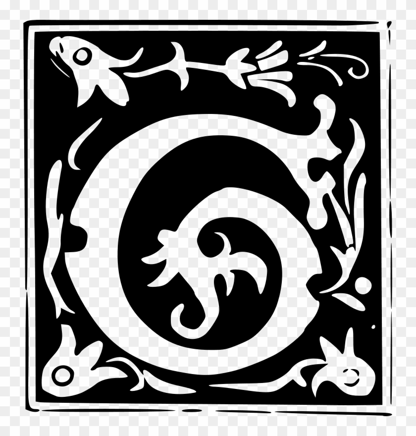 Free Decorative Letter Set Free Decorative Letter Set - Decorative Letter G Clipart #5111478