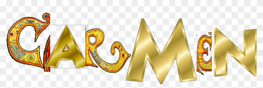 Carmen With Gold Letters - Letter N In Gold Clipart