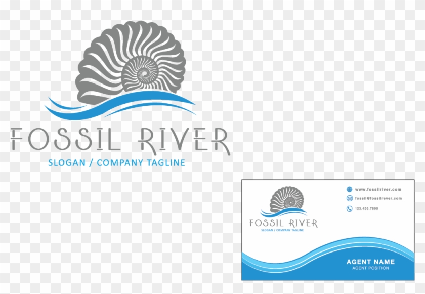 Logo Design By Zombras For Fossil River Exploration, - Graphic Design Clipart #5111728