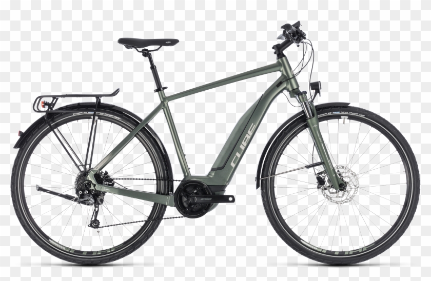 Cube Touring Hybrid One 400 Frost Green/silver - Cube Touring Hybrid One 400 Clipart #5111736