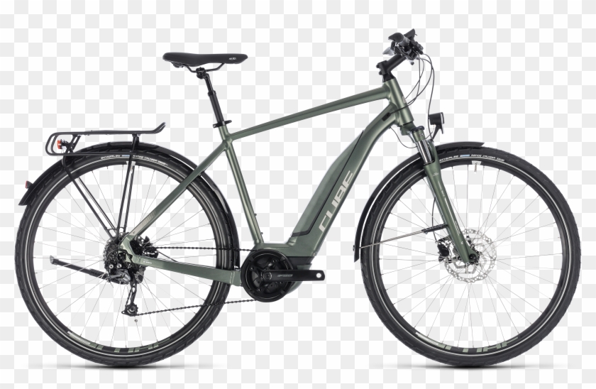 Cube Touring Hybrid One 400 Frost Green/silver - Cube Touring Hybrid One 400 Clipart
