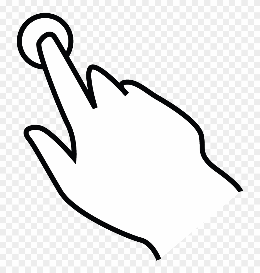 Supported Touch Gestures - Gesture Clipart #5111874