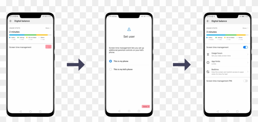 Select This Is My Phone And Press Done To Initiate - Hi Touch Huawei Clipart
