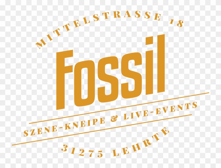 Fossil Logo 2017 Farbe2 - Orange Clipart #5112341