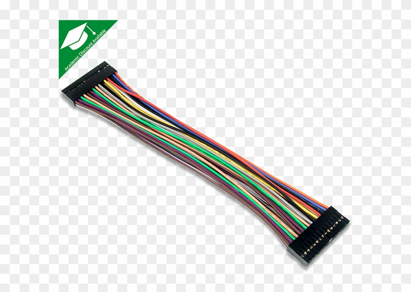 Analog Discovery Ribbon Cable Product Image - Sata Cable Clipart #5112541
