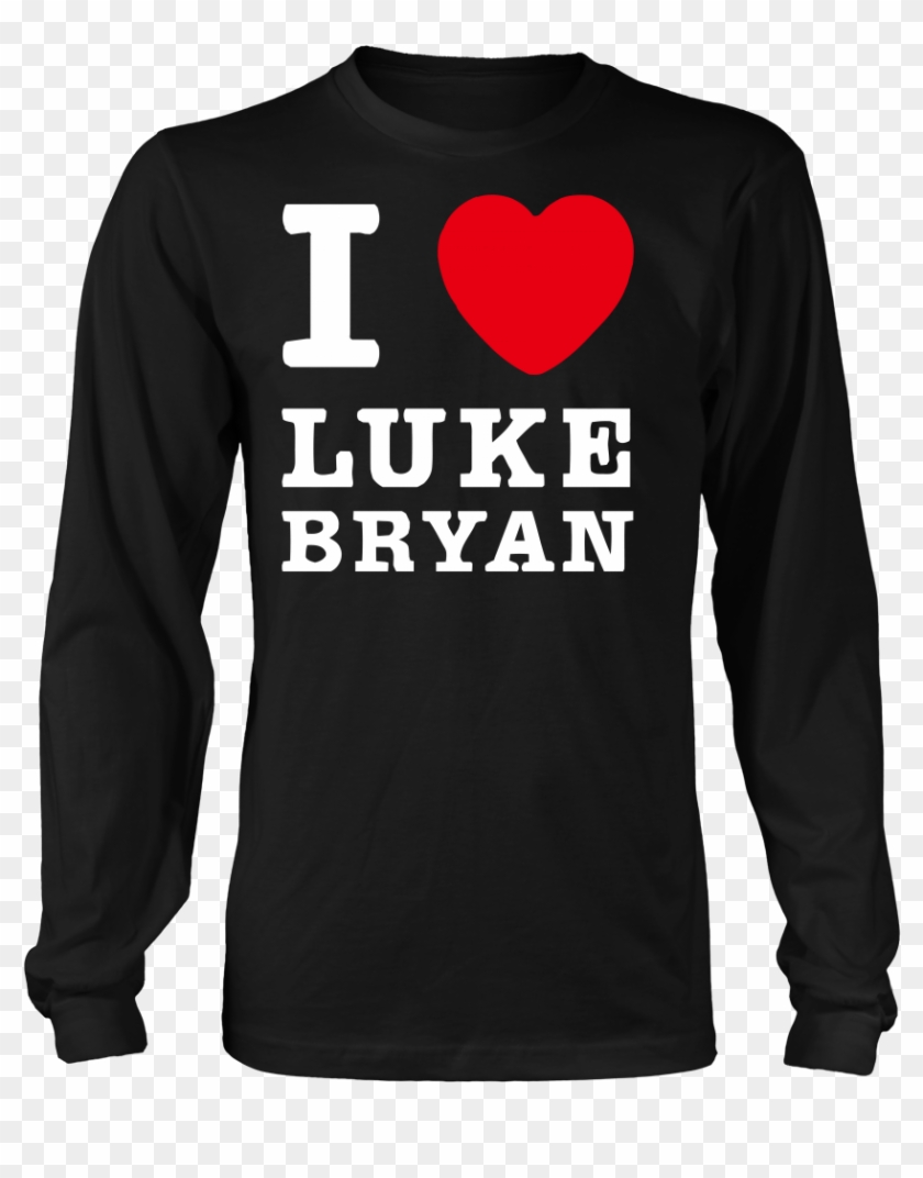 I Love Luke Bryan Long Sleeve Tshirts Limited Editoin - Brooke Hogan Strip Clipart #5112544