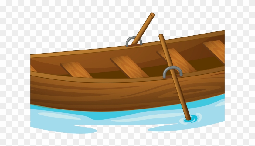 Canoe Paddle Clipart Skiff - Row Boat Clipart - Png Download #5112985