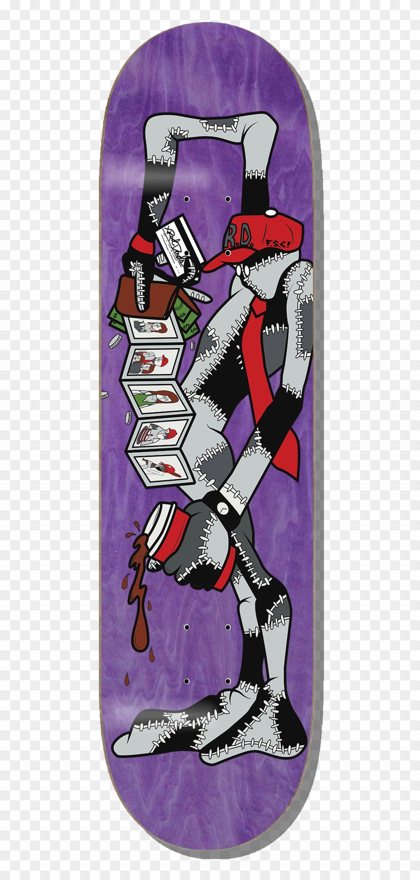 Rad Dad Rag Doll Deck-8 - Illustration Clipart