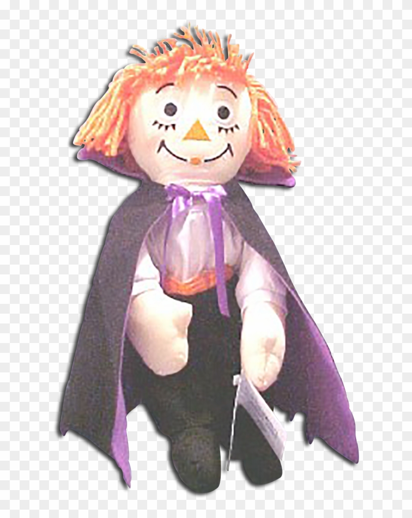 Halloween Pumpkin Raggedy Ann Rag Doll - Stuffed Toy Clipart #5113199