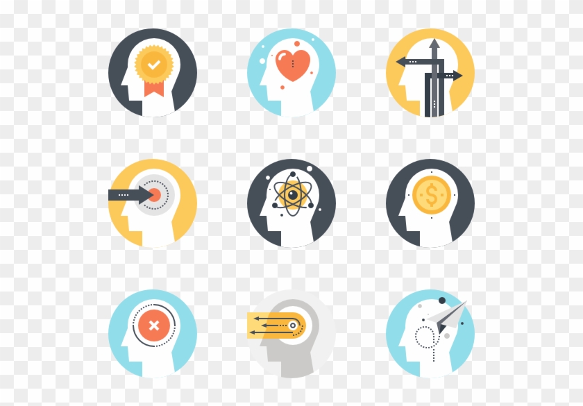 Thinking And Brain Process - Thinking Free Icon Png Clipart #5113321