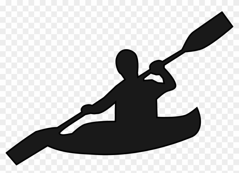 Trend Free Canoeing Cliparts, Download Free Clip Art, - Kayak Clipart Black And White - Png Download