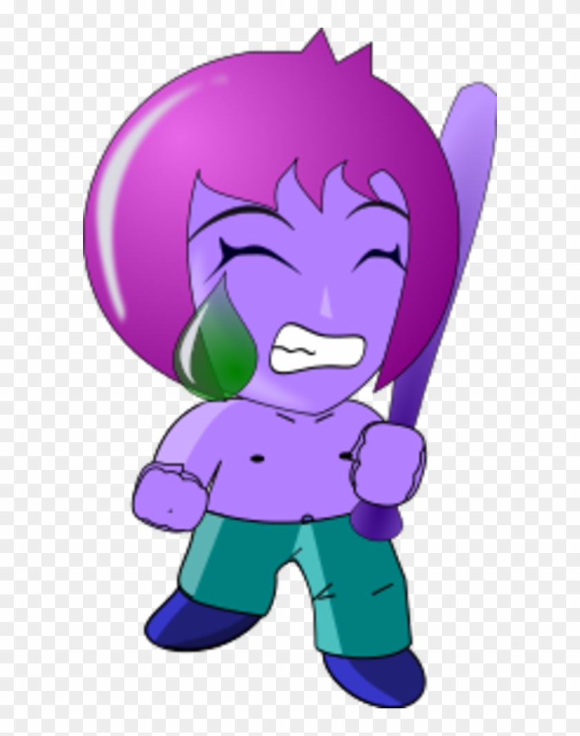 Girl Crying Mad Chibi Cartoon Comic - Chibi Crying Mad Clipart - Png Download
