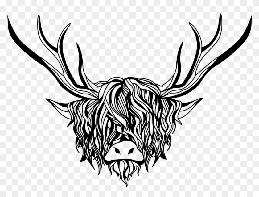 Cow Deer Mammal Animal Cute Calf Cattle Portrait - Illustration Clipart