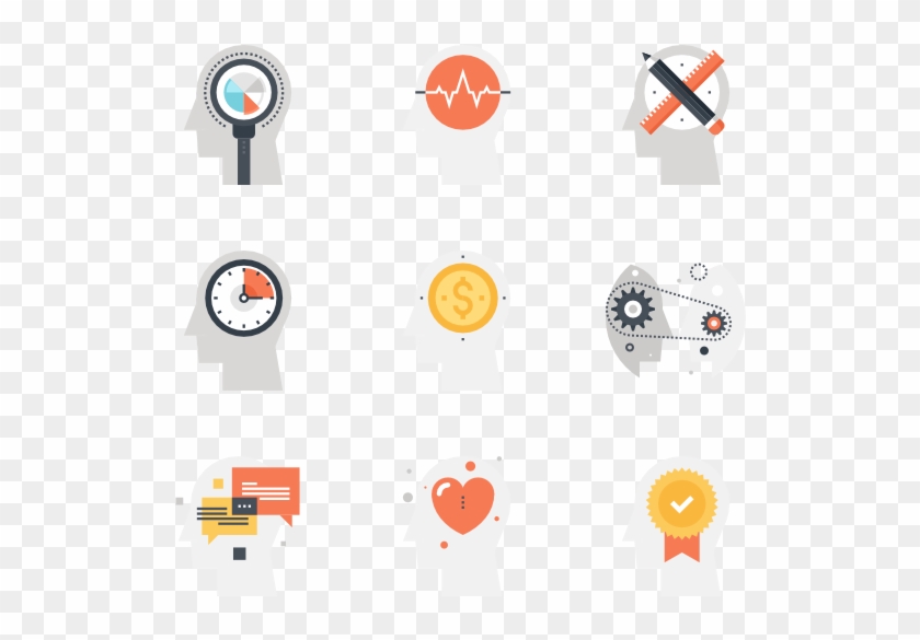 Thinking And Brain Activity Clipart