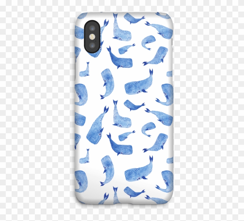 Blue Whales Case Iphone X - Mobile Phone Case Clipart #5114193