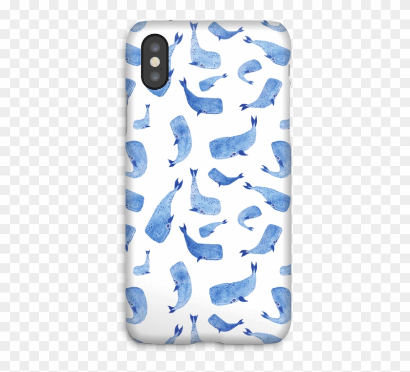 Blue Whales Case Iphone X - Mobile Phone Case Clipart