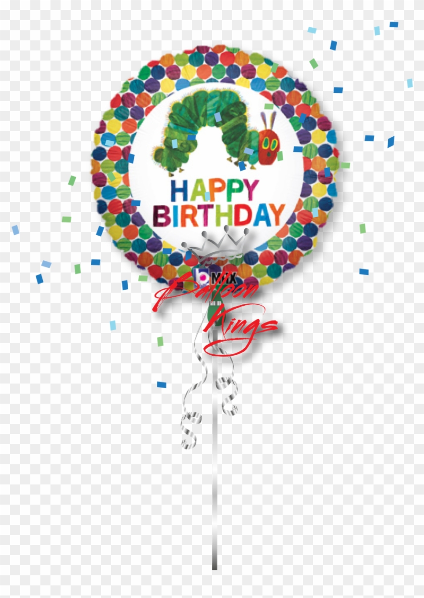 Happy Birthday The Very Hungry Caterpillar - Very Hungry Caterpillar Clipart #5114344
