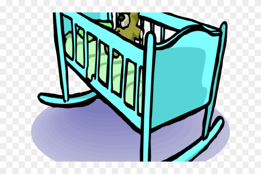 Cartoon Pictures Of Baby Stuff - Baby Cradle Clip Art - Png Download