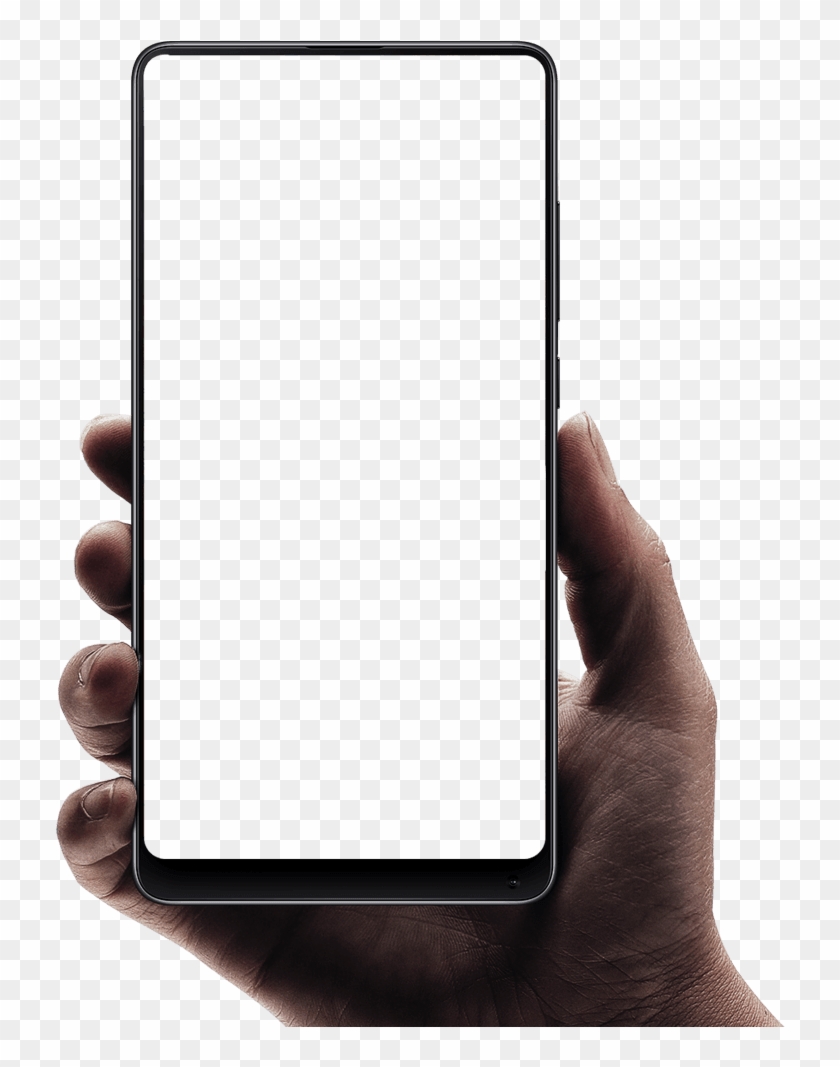 Mobile Frame On Hand Png Clipart #5115286