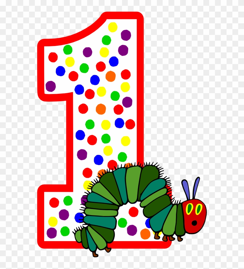 1st Birthday Hungry Caterpillar Clipart