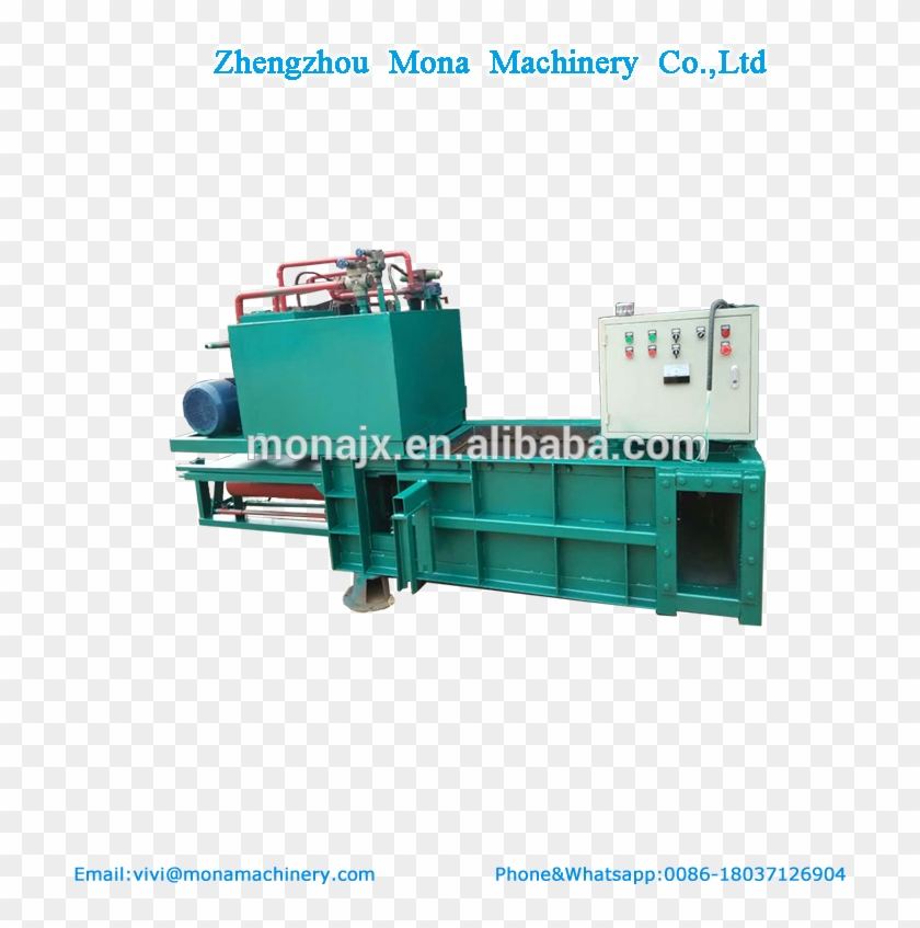 Straw Bale Press Machine Hay Compress Hydraulic Baler - Grinding Machine Clipart