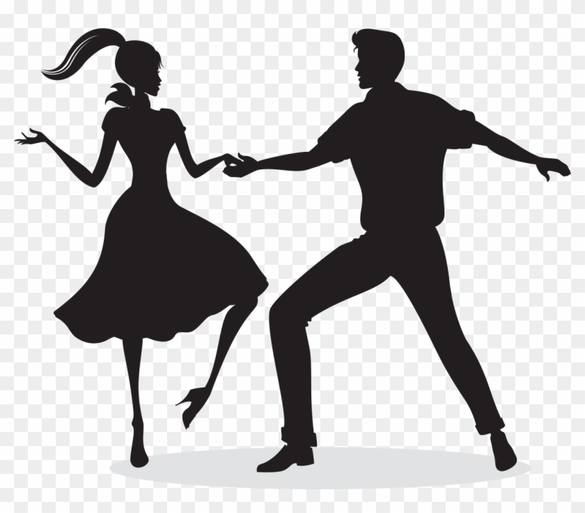 Sock Hop Sundays - Jive Dancing Clipart #5115986
