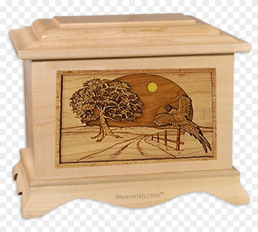 Winding Road Maple Cremation Urn For Two 1553174927 - Plywood Clipart