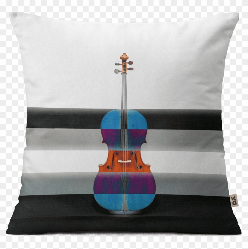 Dailyobjects Mf Double Bass 16" Cushion Cover With - Fiddle Clipart #5116491