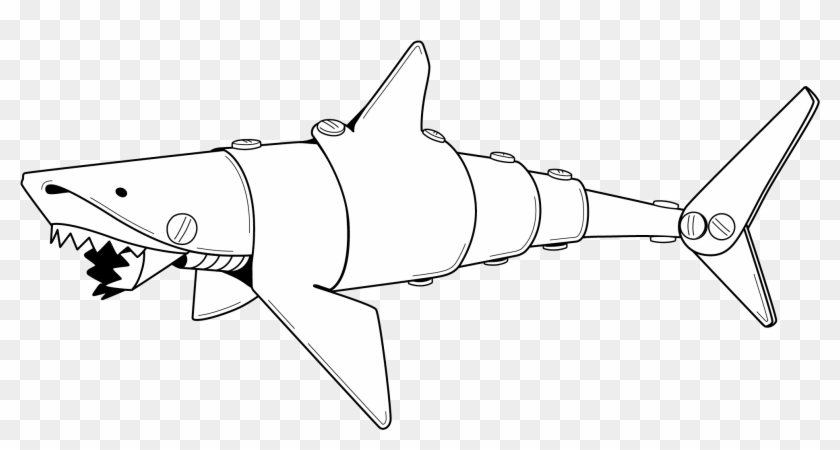 Shark & Diver - Shark Clipart #5117026