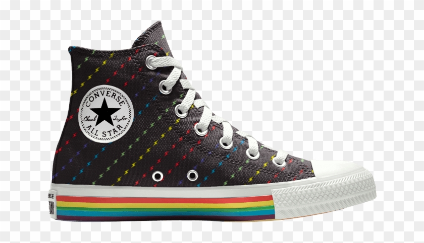 Converse Custom Chuck Taylor All Star Pride High Top - Converse Pride Collection 2019 Clipart #5117221