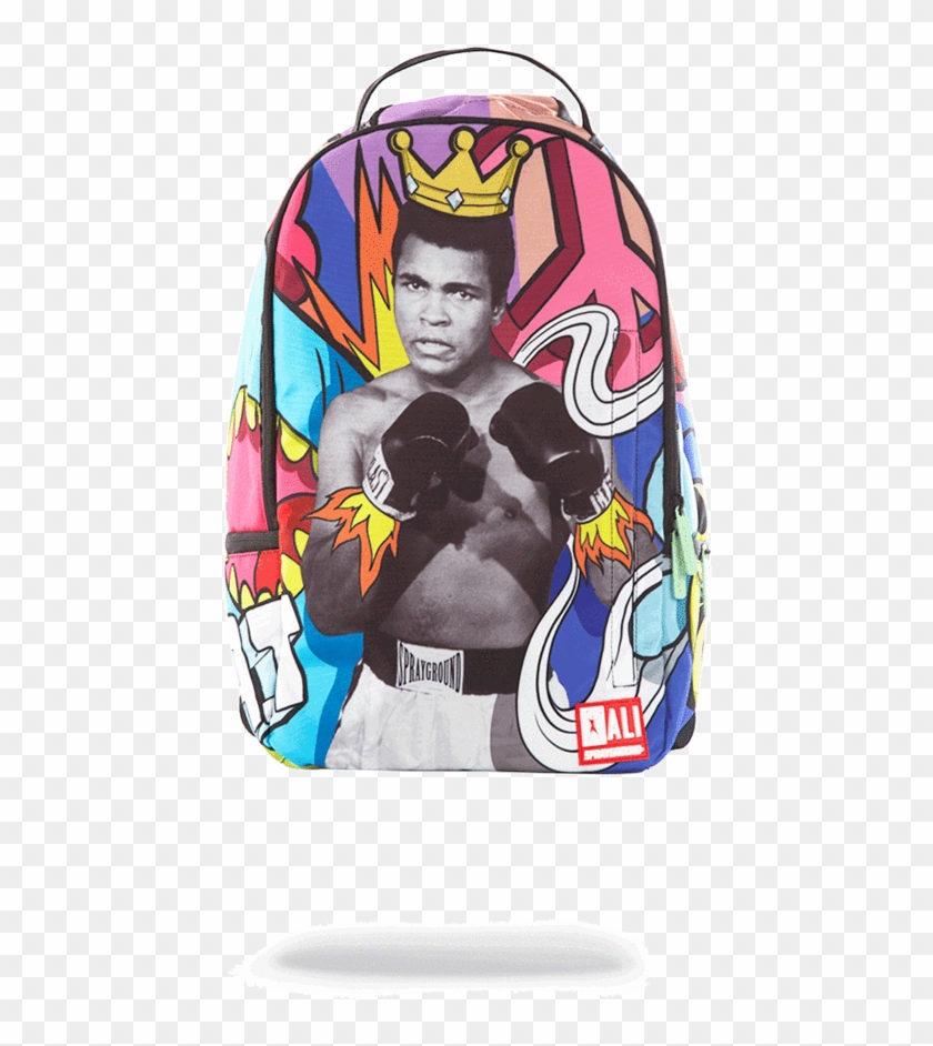 Larger Photo - Muhammad Ali Sprayground Backpack Clipart #5117252