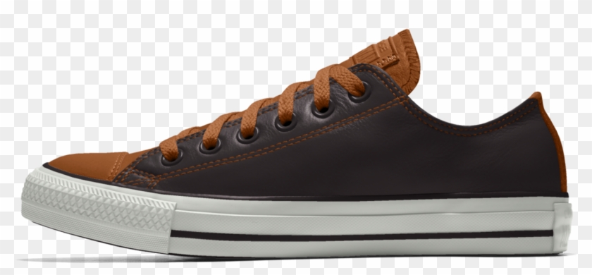 Converse Chuck Taylor All Star Leather Bole Brown Low Clipart #5117259